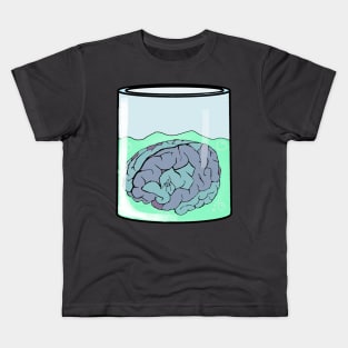 Brain in a vat - The Oddball Aussie Podcast Kids T-Shirt